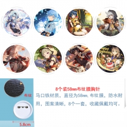 Genshin Impact Anime Round clo...