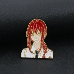 Chainsaw man Metal brooch anim...