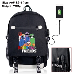 Rainbow friend USB backpack ca...