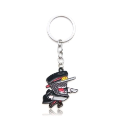 Chainsaw man Metal key chain b...