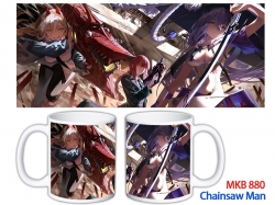 Chainsaw man Anime color print...