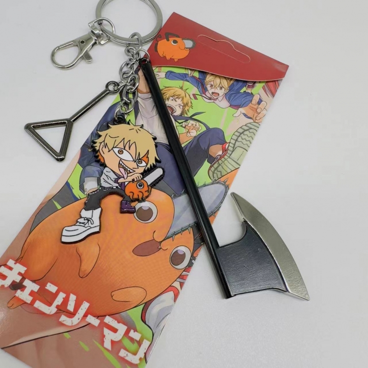 Chainsaw man Animation cartoon 3 pendant key chain pendant 5139