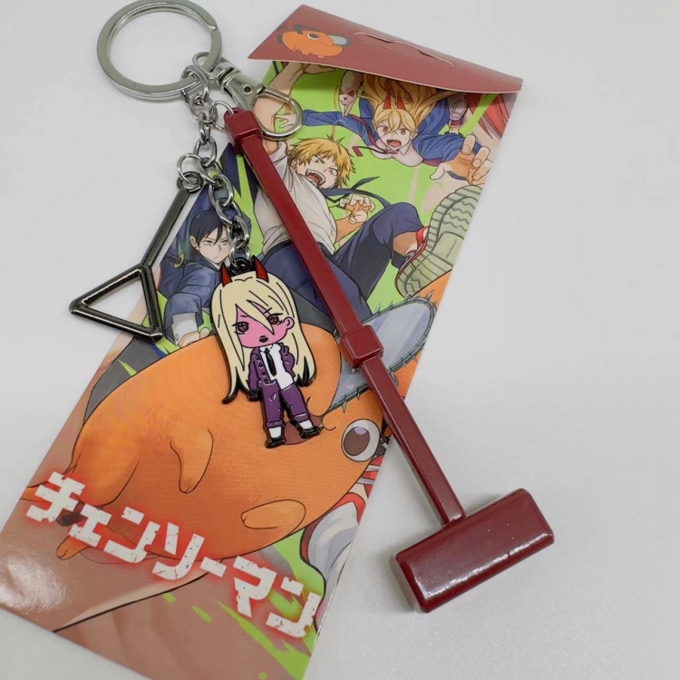 Chainsaw man Animation cartoon 3 pendant key chain pendant  5156