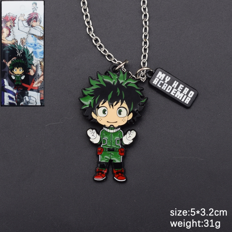 My Hero Academia Anime cartoon metal necklace pendant price for 5 pcs