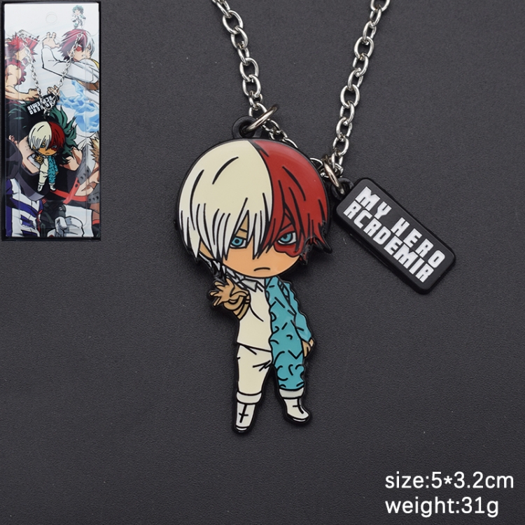 My Hero Academia Anime cartoon metal necklace pendant price for 5 pcs