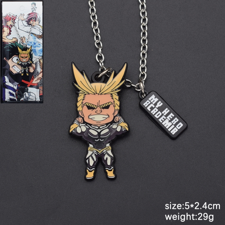 My Hero Academia Anime cartoon metal necklace pendant price for 5 pcs