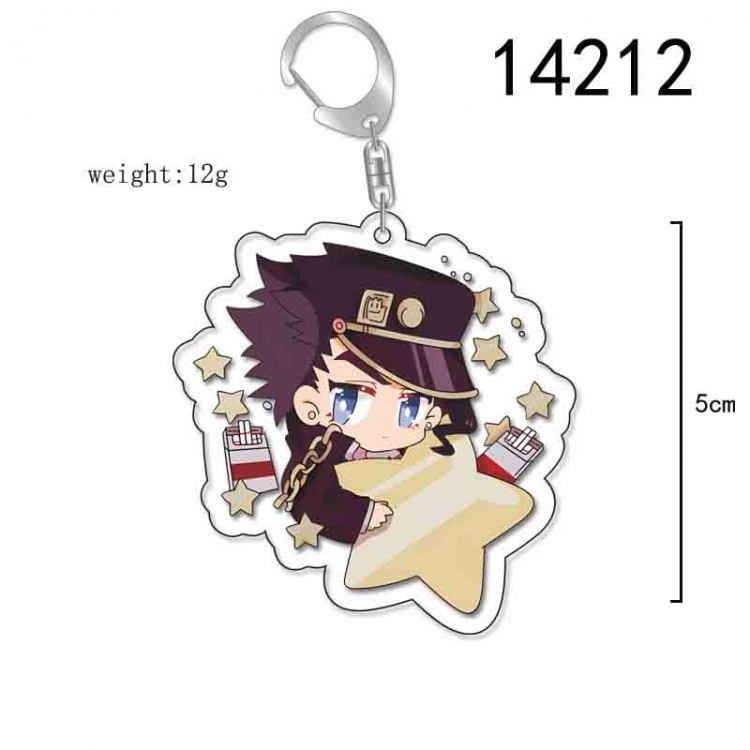JoJos Bizarre Adventure Anime Acrylic Keychain Charm price for 5 pcs 14212