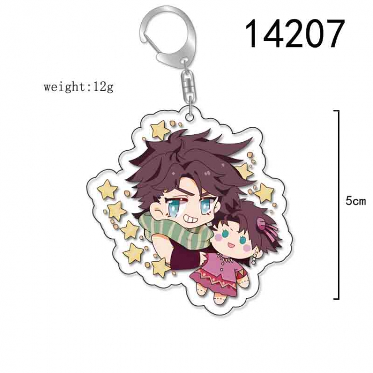 JoJos Bizarre Adventure Anime Acrylic Keychain Charm price for 5 pcs 14207