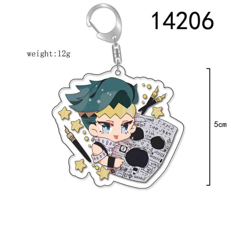 JoJos Bizarre Adventure Anime Acrylic Keychain Charm price for 5 pcs 14206
