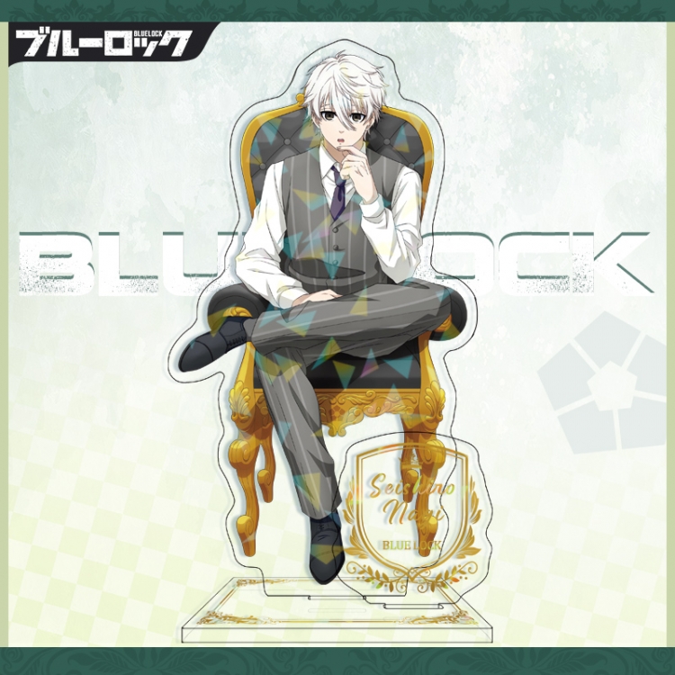 BLUE LOCK double plug Anime characters acrylic Standing Plates Keychain 16cm