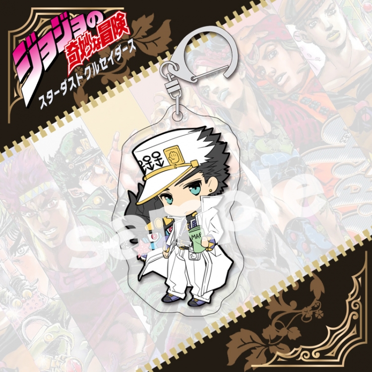 JoJos Bizarre Adventure acrylic pendant bag charm keychain price for 5 pcs