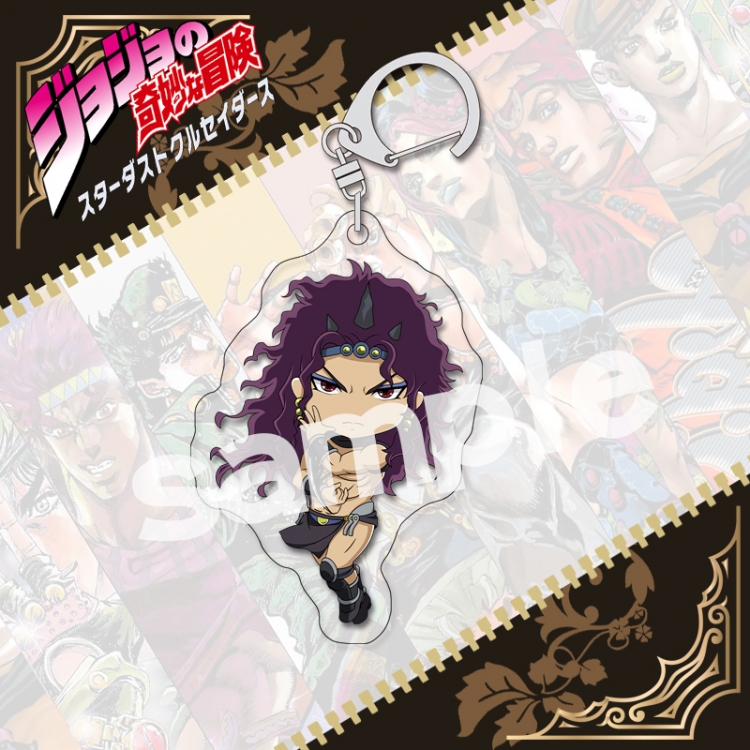 JoJos Bizarre Adventure acrylic pendant bag charm keychain price for 5 pcs
