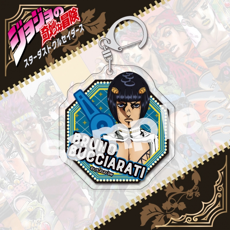 JoJos Bizarre Adventure acrylic pendant bag charm keychain price for 5 pcs