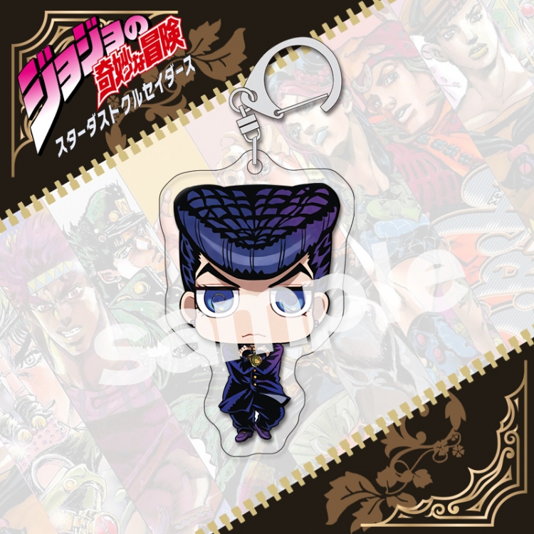 JoJos Bizarre Adventure acrylic pendant bag charm keychain price for 5 pcs