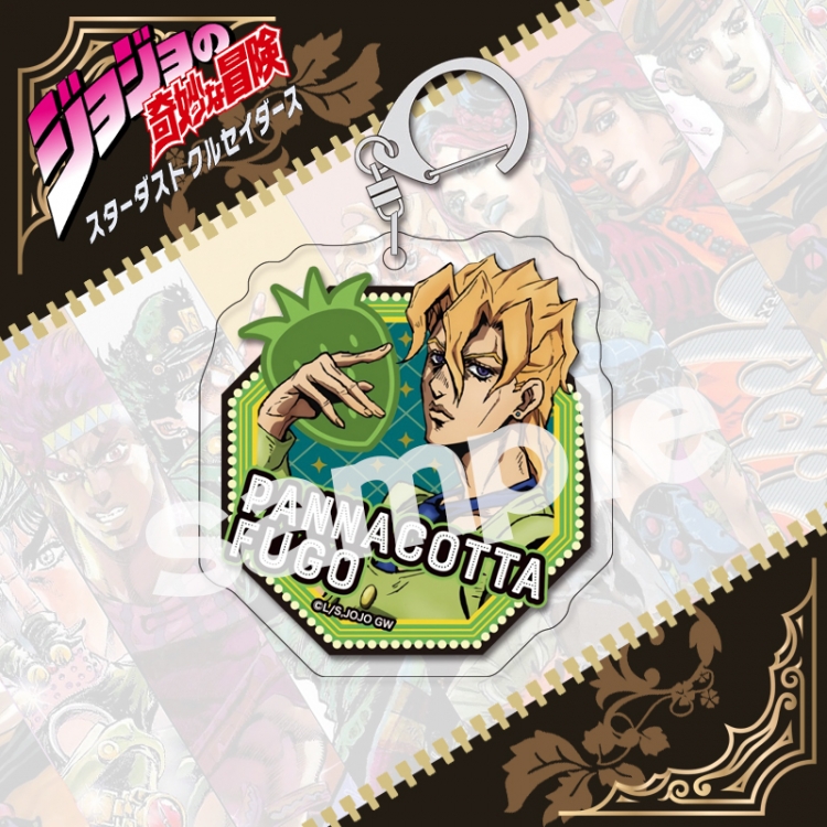 JoJos Bizarre Adventure acrylic pendant bag charm keychain price for 5 pcs