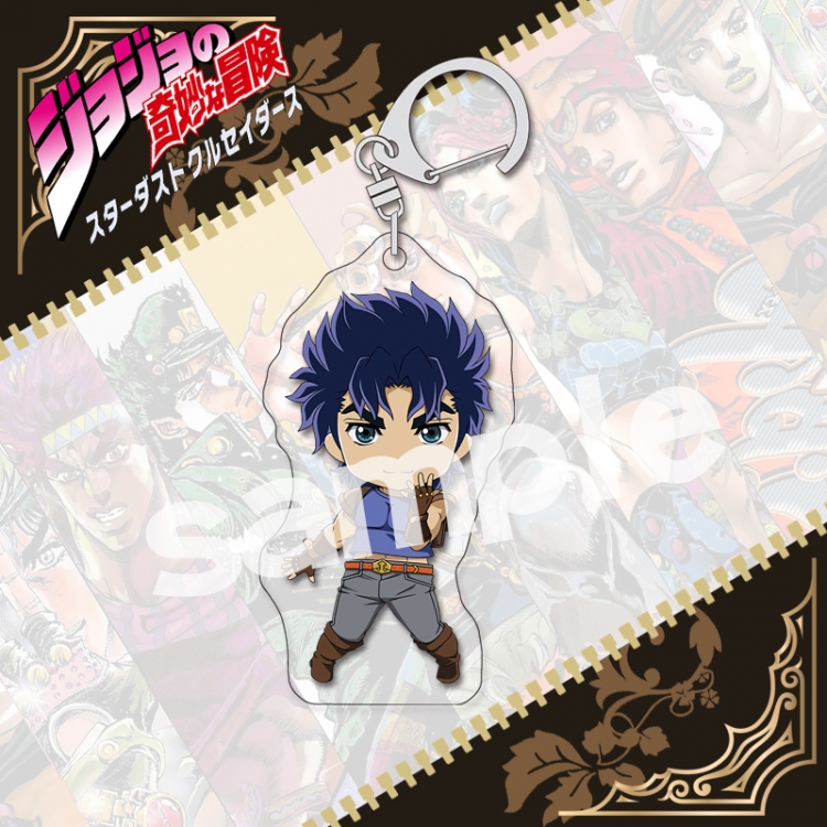 JoJos Bizarre Adventure acrylic pendant bag charm keychain price for 5 pcs