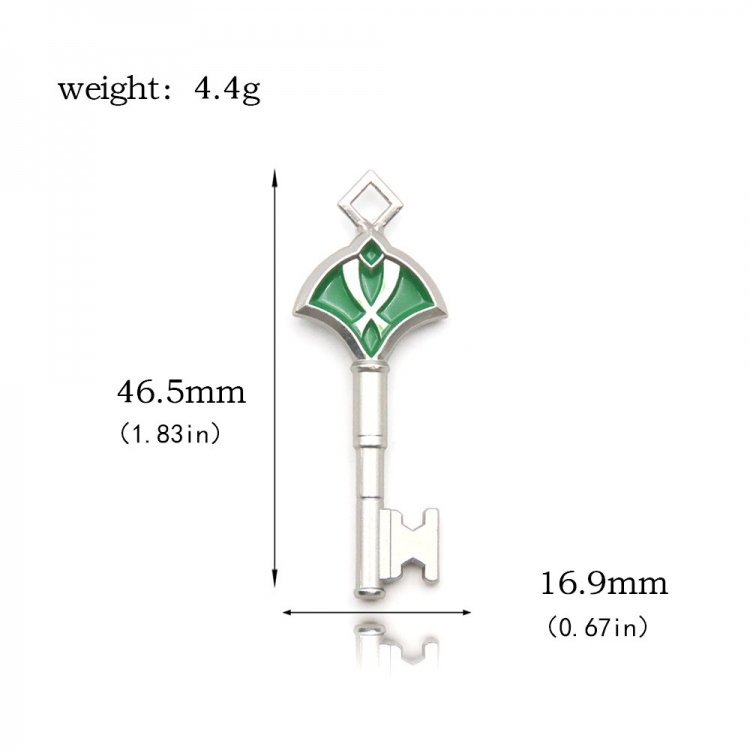 Genshin Impact Metal pendant pendant OPP packaging  price for 5 pcs K00701-03
