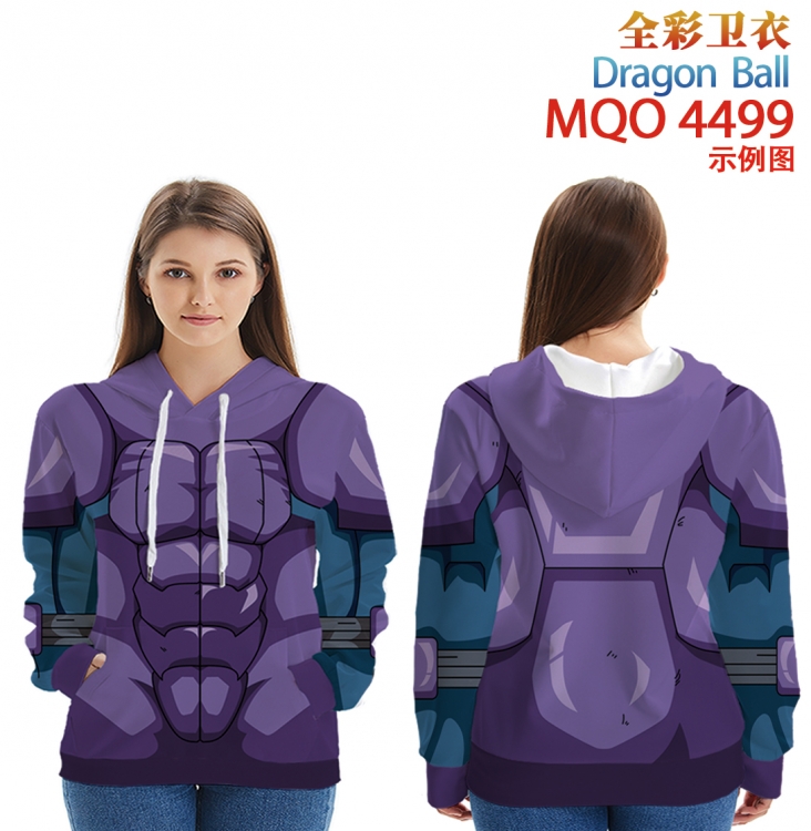 DRAGON BALL Long Sleeve Hooded Full Color Patch Pocket Sweatshirt from XXS to 4XL  MQO-4499