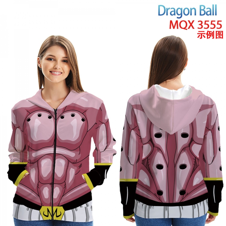 DRAGON BALL Anime Zip patch pocket sweatshirt jacket Hoodie from 2XS to 4XL