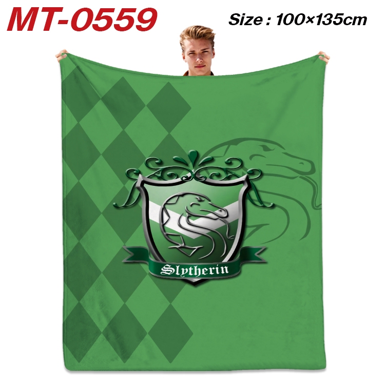 Harry Potter Anime flannel blanket air conditioner quilt double-sided printing 100x135cm  MT-0559