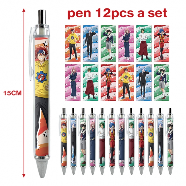SK∞ anime peripheral student ballpoint pen a set of 12