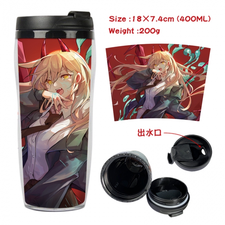Chainsaw man Anime Starbucks leak proof and insulated cup 18X7.4CM 400ML