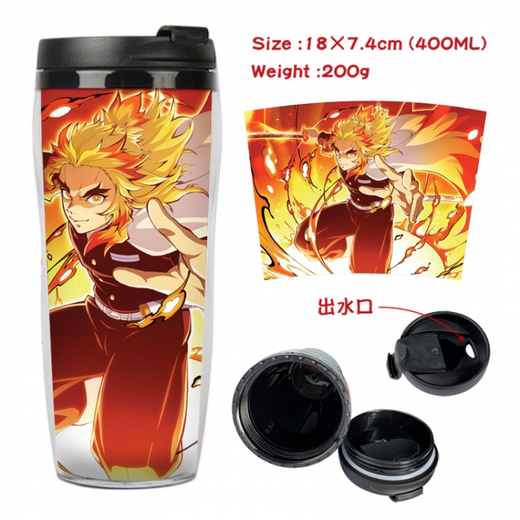 Demon Slayer Kimets Anime Starbucks leak proof and insulated cup 18X7.4CM 400ML