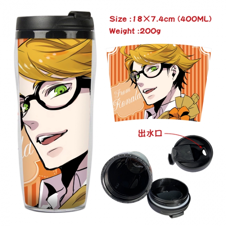 Kuroshitsuji Anime Starbucks leak proof and insulated cup 18X7.4CM 400ML