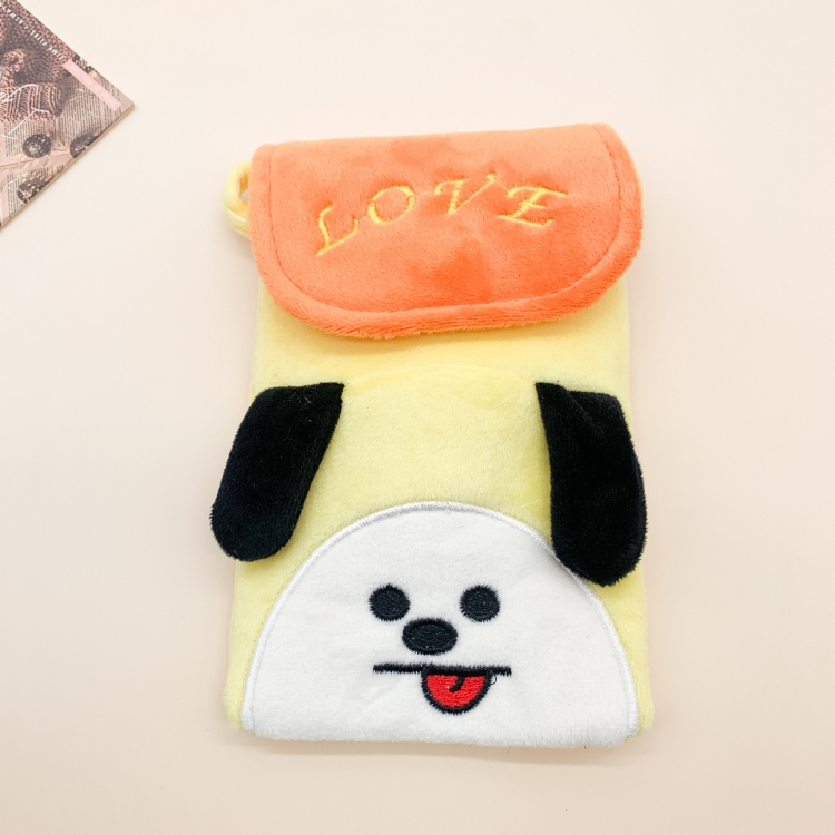 BTS Mobile phone bag, cloth bag, portable mobile phone bag crossbody key bag  price for  3 pcs