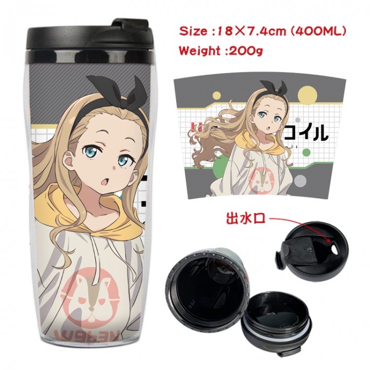 Lycoris Recoil  Anime Starbucks leak proof and insulated cup 18X7.4CM 400ML