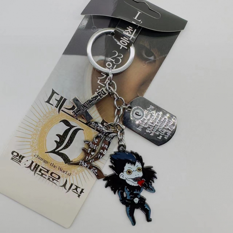 Death note Anime cartoon 4 pendant keychain pendant