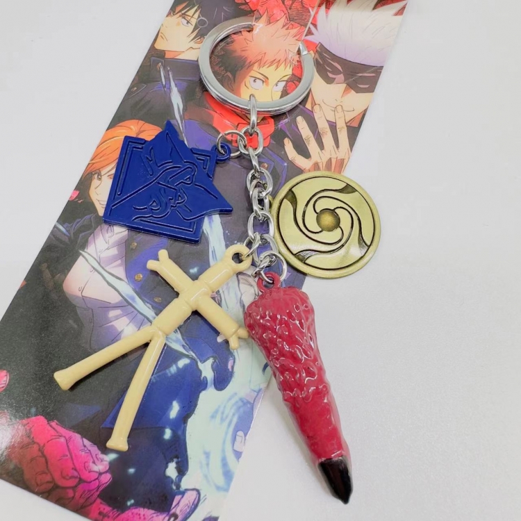 Jujutsu Kaisen Anime cartoon 4 pendant keychain pendant