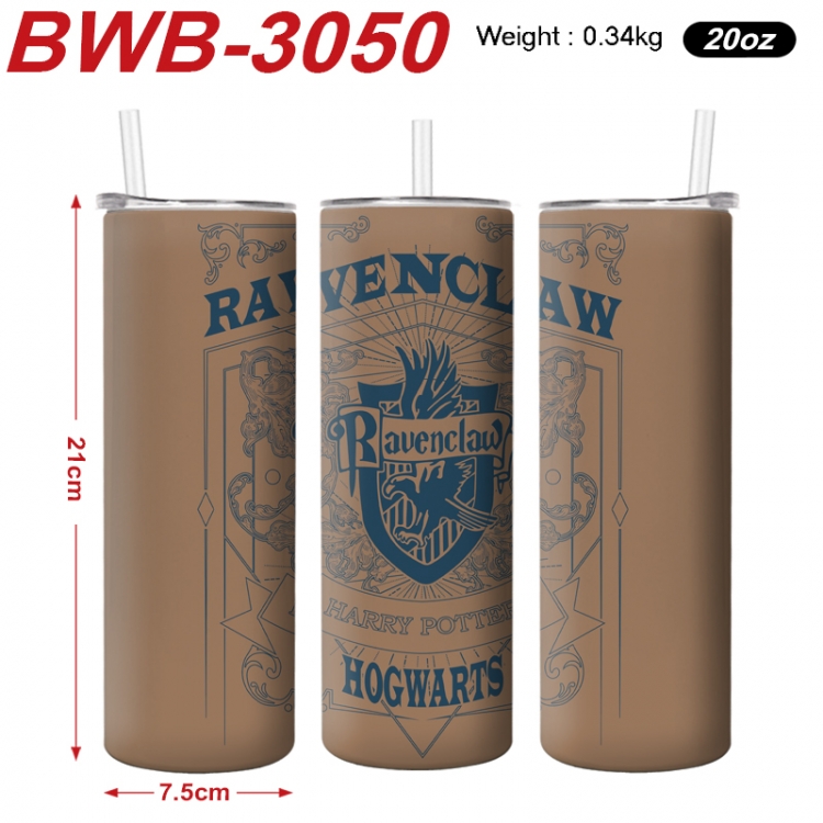 Harry Potter Anime printing insulation cup straw cup 21X7.5CM BWB-3050A