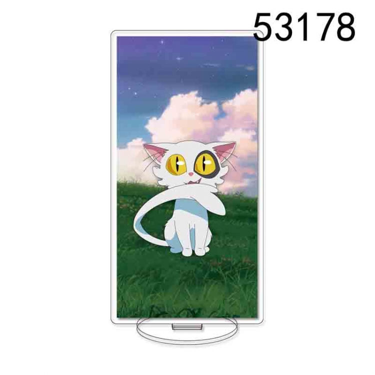 Tour of Bell and Bud  Anime characters acrylic Standing Plates Keychain 15CM 53178