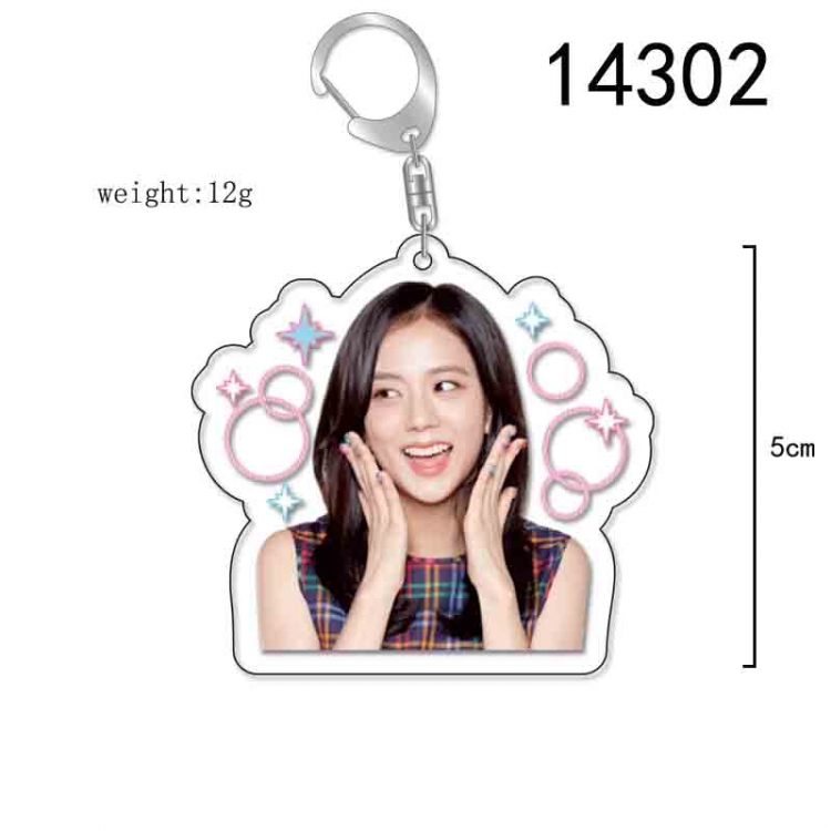 BLACK PINK Anime Acrylic Keychain Charm price for 5 pcs 14302