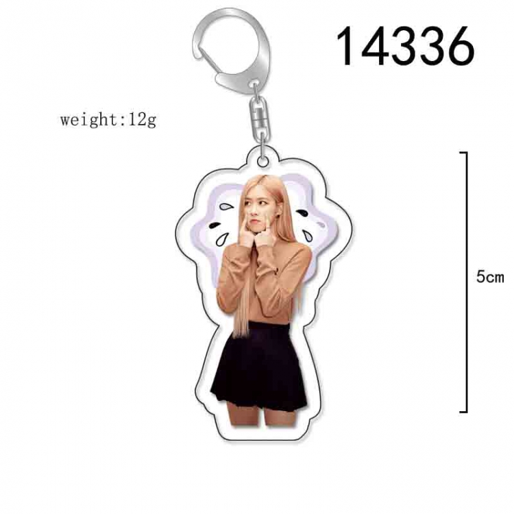 BLACK PINK Anime Acrylic Keychain Charm price for 5 pcs 14336