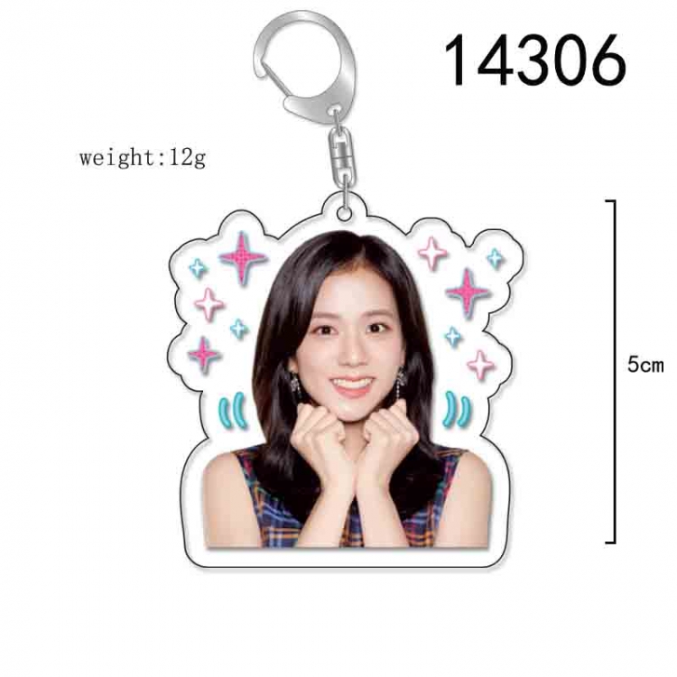 BLACK PINK Anime Acrylic Keychain Charm price for 5 pcs 14306