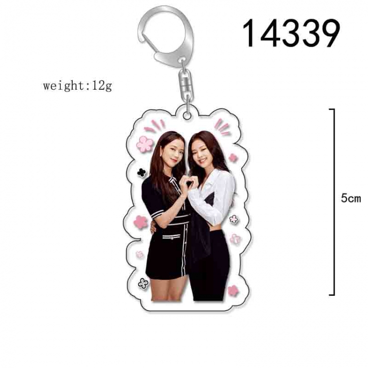 BLACK PINK Anime Acrylic Keychain Charm price for 5 pcs 14339