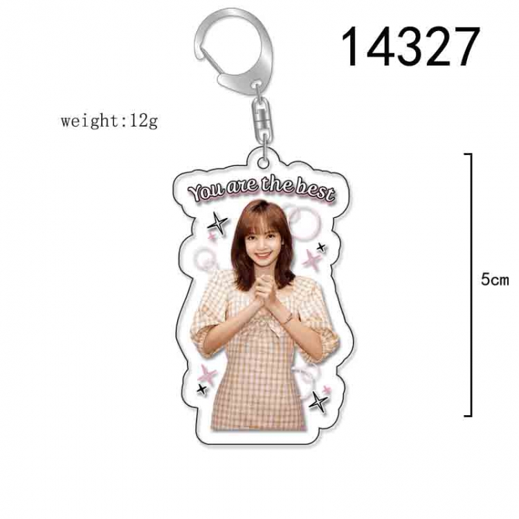 BLACK PINK Anime Acrylic Keychain Charm price for 5 pcs 14327