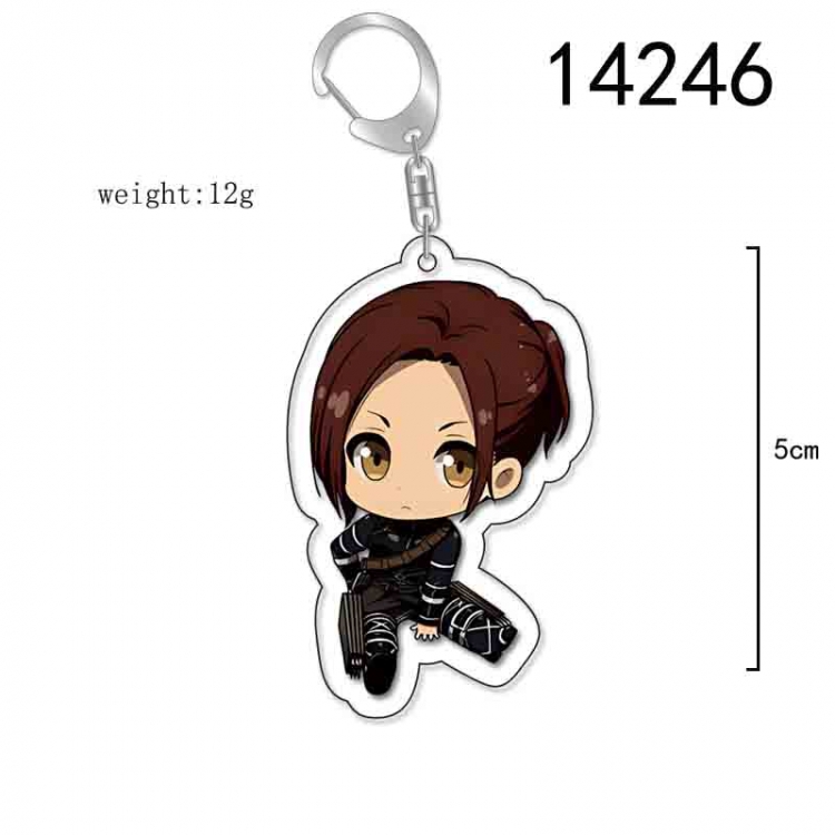 Shingeki no Kyojin  Anime Acrylic Keychain Charm price for 5 pcs 14246