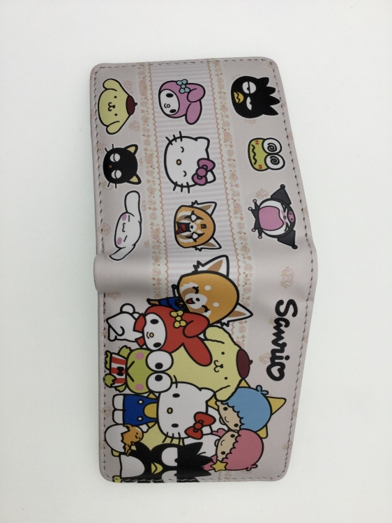 sanrio  Anime two fold  Short wallet 11X9.5CM B1513