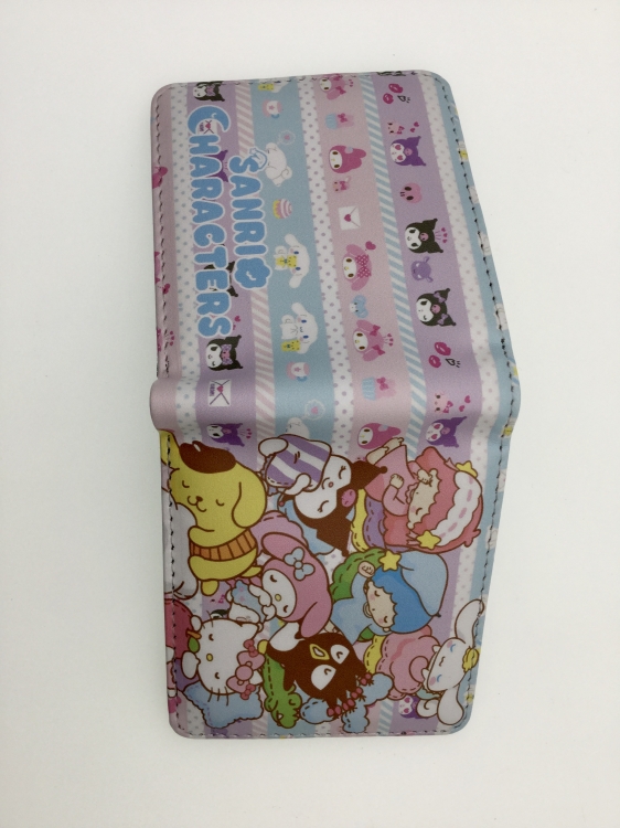 sanrio  Anime two fold  Short wallet 11X9.5CM B1510