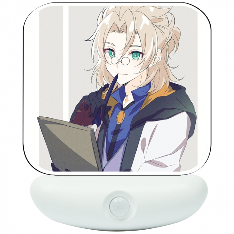 Genshin Impact Cartoon charging induction night light box package 12X8cm