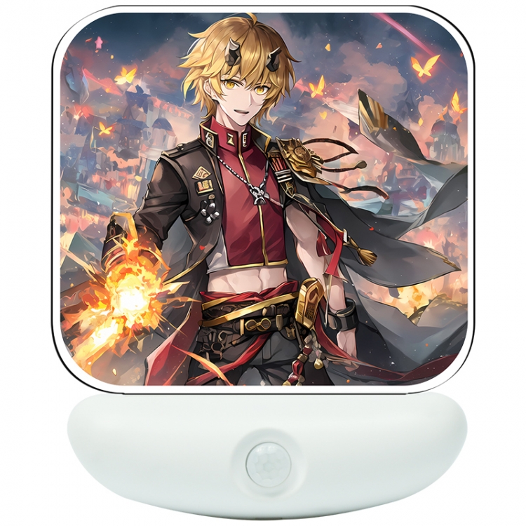 Genshin Impact Cartoon charging induction night light box package 12X8cm
