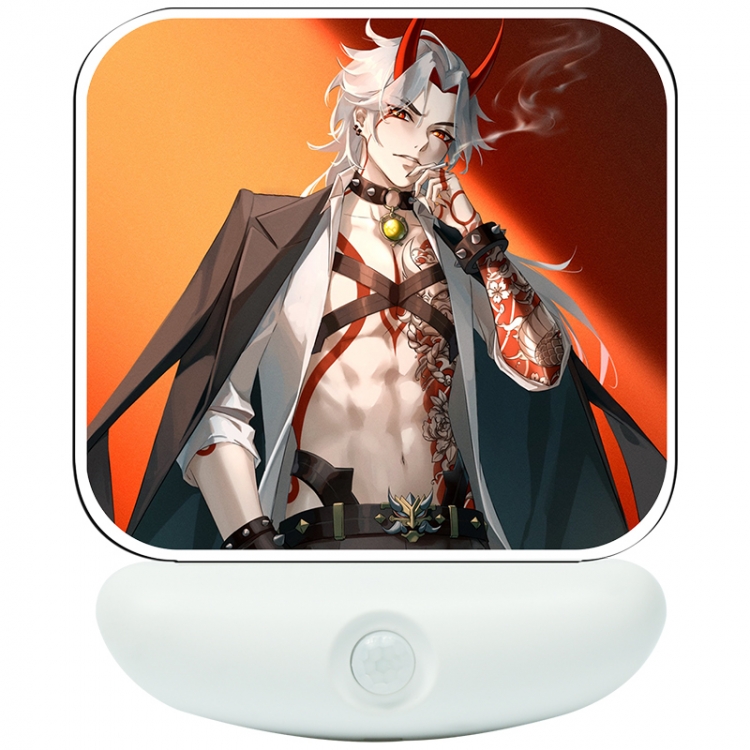 Genshin Impact Cartoon charging induction night light box package 12X8cm