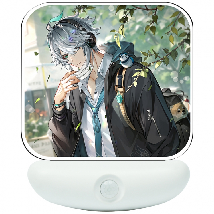 Genshin Impact Cartoon charging induction night light box package 12X8cm