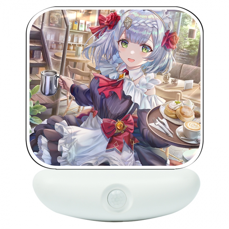 Genshin Impact Cartoon charging induction night light box package 12X8cm