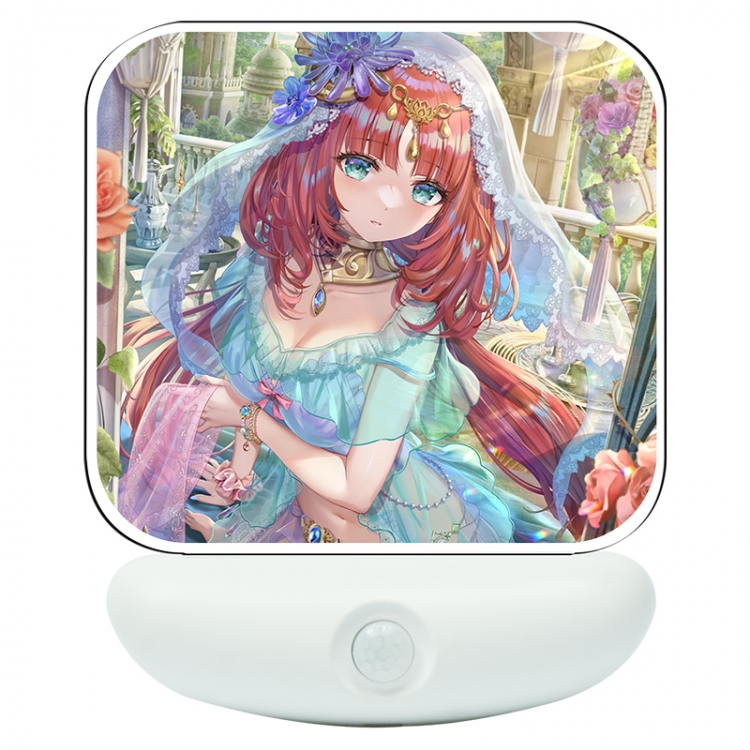 Genshin Impact Cartoon charging induction night light box package 12X8cm