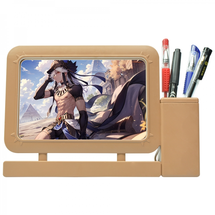 Genshin Impact Cyno  Anime Acrylic Penholder Night Lamp 3mm Film