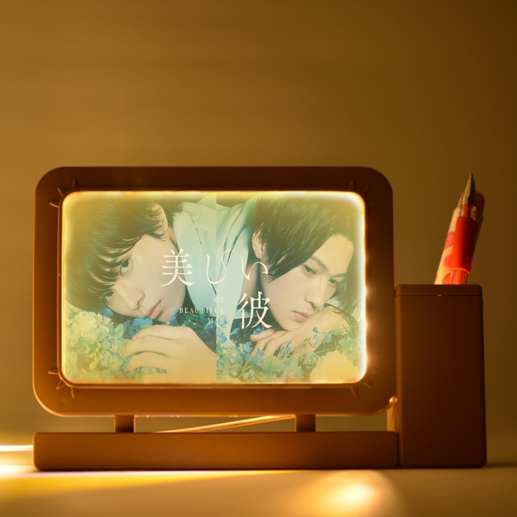 My Beautiful Man Anime Acrylic Penholder Night Lamp 3mm Film
